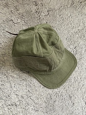 KAPITAL Old Man & The Sea EK-185 Cotton Chino Cap Olive Japanese