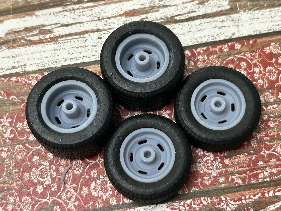 1/24 Scale: 15-inch “Chevy Rally” Resin Wheels W/ Wide Rear Tires | eBay
