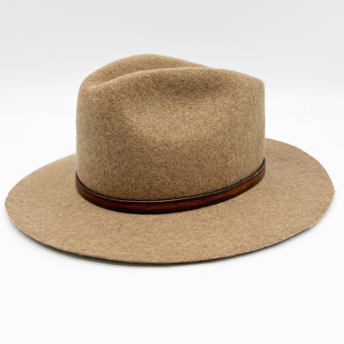 HTC Hollywood Trading Company Fedora Hat Band 100% Wool Small 