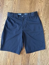 Nike Dri-Fit Golf Shorts Mens Medium Black Standard Fit Performance Spandex 32