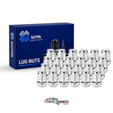 Set Of 24 Lug Nuts 12 Chrome Mag Wheel Nut .75 Shank 12-20rh Set Of 24 Lug Nuts 12 Chrome Mag Wheel Nut .75 Shank 12-20rh
