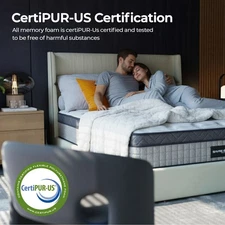 SAYRE 10” / 12” Hybrid Memory Foam Mattress – Choose Firm or Medium Firm