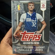 25-26 Topps Basketball BLACK FRIDAY Target Exclusive Sealed Blaster Box 11 Packs