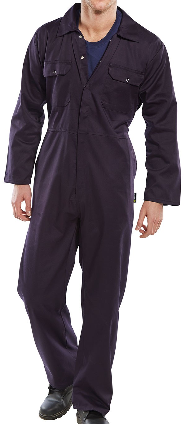 Beeswift Regular Boilersuit Navy Blue Size 46
