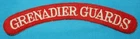 WW2 ERA GRENADIER GUARDS SHOULDER TITLE PATCH GENUINE MILITARY BADGE