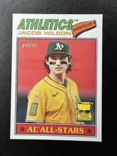 2026 Topps Heritage - Jacob Wilson #17 AL All-Stars (All-Star Rookie)