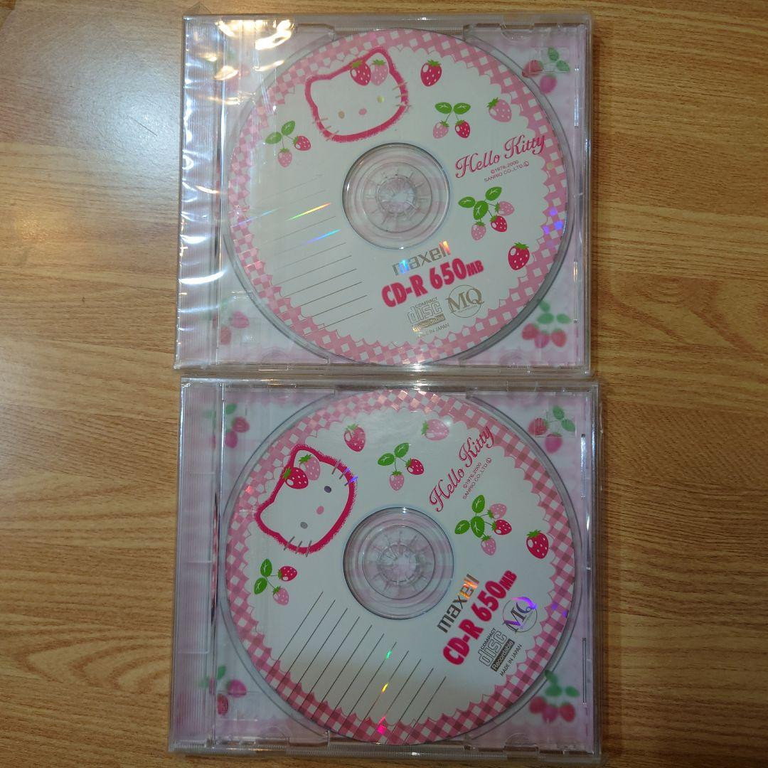 Hello Kitty CDディスクマン サンリオ キティ レア Hello Kitty Cd-R 2 Piece Set 1 Sanrio 2000 Things Millennium | eBay