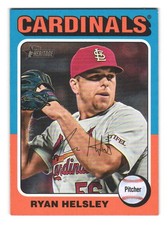 2024 Topps Heritage #562 RYAN HELSLEY St. Louis Cardinals