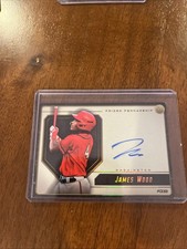 JAMES WOOD -  2024 Pulse Baseball - PRIZED PENMANSHIP - On Card Auto - CASE HIT