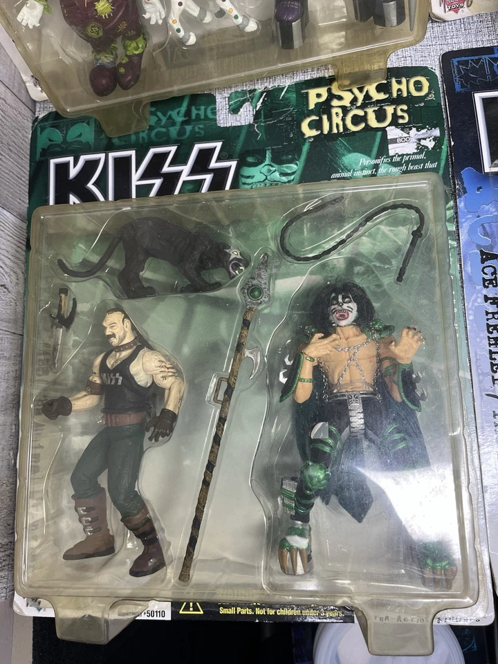 Figuras de acción KISS ALL Psycho Circus McFarlane Toys 1998 nuevas en caja lote de 4 abridores Foto 2 de 4