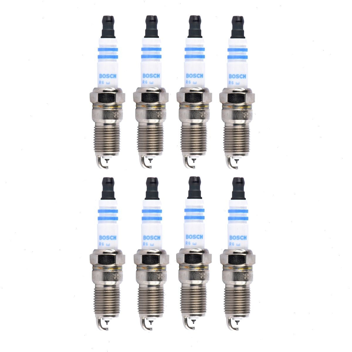 8 pc Bosch Double Iridium Spark Plugs for 1999 Chevrolet Silverado 2500 5.3L rj