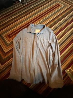 Thread & Supply Relaxed Fit Knit Button-Down Shirt