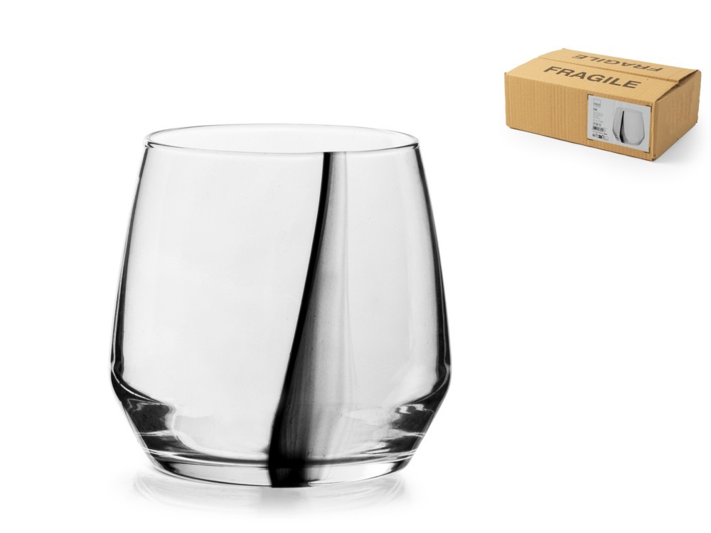 6 Glasses Ink in transparent glass with black color shades cl 37