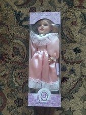 Brand New Still In Box Collectible Fine Bisque Porcelain Doll