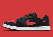 Nike SB Alleyoop Skate Shoes Black University Red White CJ0882-006 Mens Size