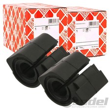 2x FEBI STABILISATORLAGER VORDERACHSE passend für CITROEN C3 I AB BJ 2002
