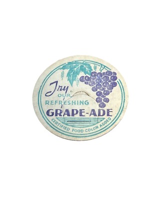The Health Creamery Dairy Denver Colorado Refreshing Grape Ade Milk Cap