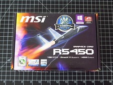 MSI 5450 PCIe x16 Silent Desktop Video Graphics Card GPU LP Brackets