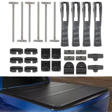 4PC Universal Replace Parts For Hard / Soft Folding Tonneau Cover Rear Clamps