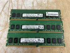 (LOT OF 3) SK HYNIX 4GB 1RX8 PC4-2133P DESKTOP RAM - (FOR PARTS)