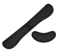 Ergonomic Memory Foam Wrist Rest Keyboard Mouse Support Foldable Black