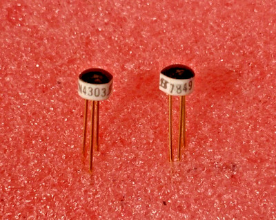 2 Pcs 2N4303 Siliconix N-Channel JFET Transistor