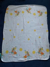 Vintage Winken Blinken Nod Baby Blanket 28 inches x 36.5 inches