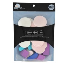 Revele Latex-Free Cosmetic Sponges - Assorted 36 Pack