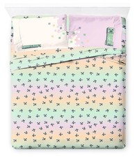 Kids Sheet Cartoon Set with Fitted, Flat Sheets  Pillow Cover - Ultra-Soft B...