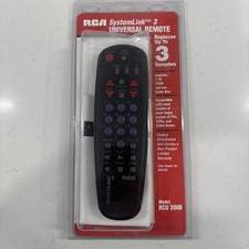 New RCA Universal Remote Control Systemlink 3 RCU300 for TV, VCR, and Cable Box