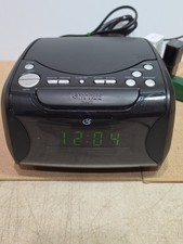 GPX CD Player FM Radio LED Display AUX-IN Dual Alarm Clock CC314B