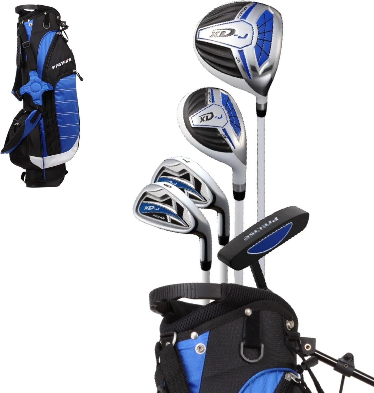 Clubs Set Hybrid, Putter - Blue Ages 9-12 &ndash; Left Handed
