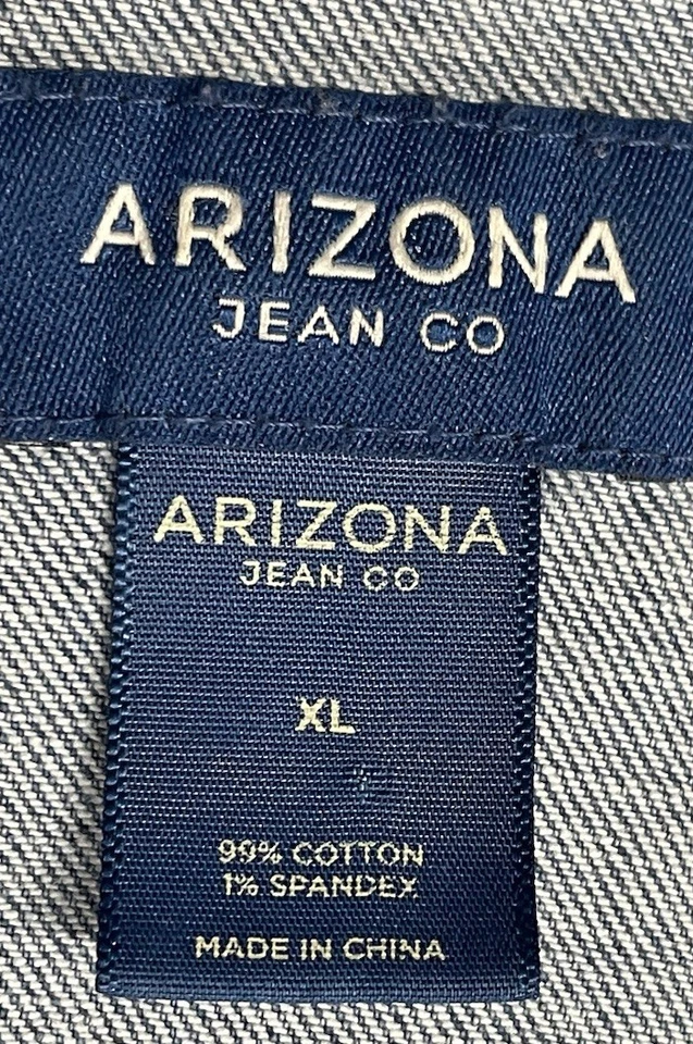 Chaqueta vaquera Arizona para mujer talla XL abotonada elástica denim azul Foto 4 de 4