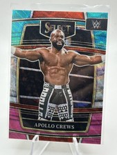 2022 Panini WWE Select Tri-Color Prizms #43 Apollo Crews