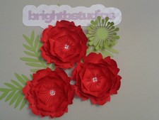 Paper Flowers small set paper flower wall decor gift toppers