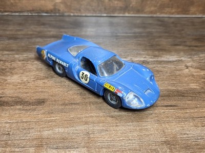 Solido diecast race car #30 ALPINE RENAULT 3L model #168 4/69 Blue Car