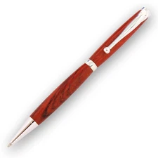 Fancy Pen Kit, Silver Finish, Single Kit, Legacy Woodturning