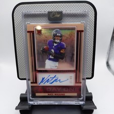 Panini 2024 One Day One Autographs Nate Wiggins Ravens Rookie Auto #144 /49