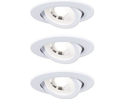 Paulmann LED Einbauleuchten-Set 3-step dimmbar 3x6 W 550 lm 3000 K Ø 8,2 cm schw