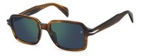 David Beckham Sonnenbrille Db 1179/S EX4/MT Braun GrüN Herren