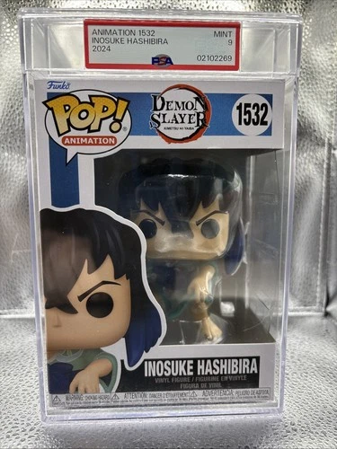 Funko Pop! Animation Demon Slayer: Inosuke Hashibira #1532 PSA GRADED 9 MINT
