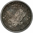 1994 Del Friscos Double Eagle 1 Troy oz .999 Fine Silver