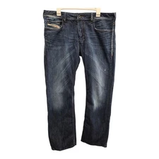 Diesel Zanity Wash 008SS  DenimJeans Bootcut Distressed 36×32 Deisel Industries