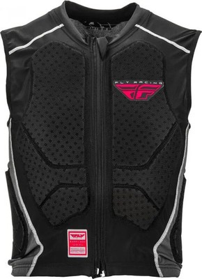 FLY RACING Barricade Schutzweste mit Reißverschluss schwarz Gr. L/XL Brustschutz