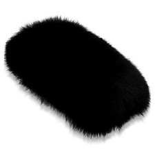 Pure Australian Sheepskin Fluffy Car Center Console Cover, Luxurious Non Black