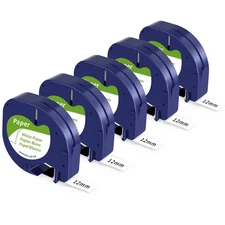 For Dymo Letratag Label Maker Refills, 91330 10697 Lt Label Tape Self Adhesive B