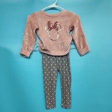 Disney Minnie Mouse Sweater and Pant Set Sz 4T