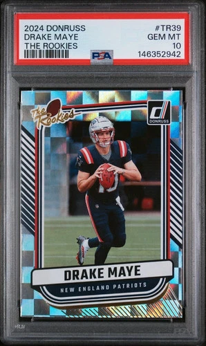 2024 PANINI DONRUSS THE ROOKIES #TR39 DRAKE MAYE ROOKIE RC PSA 10