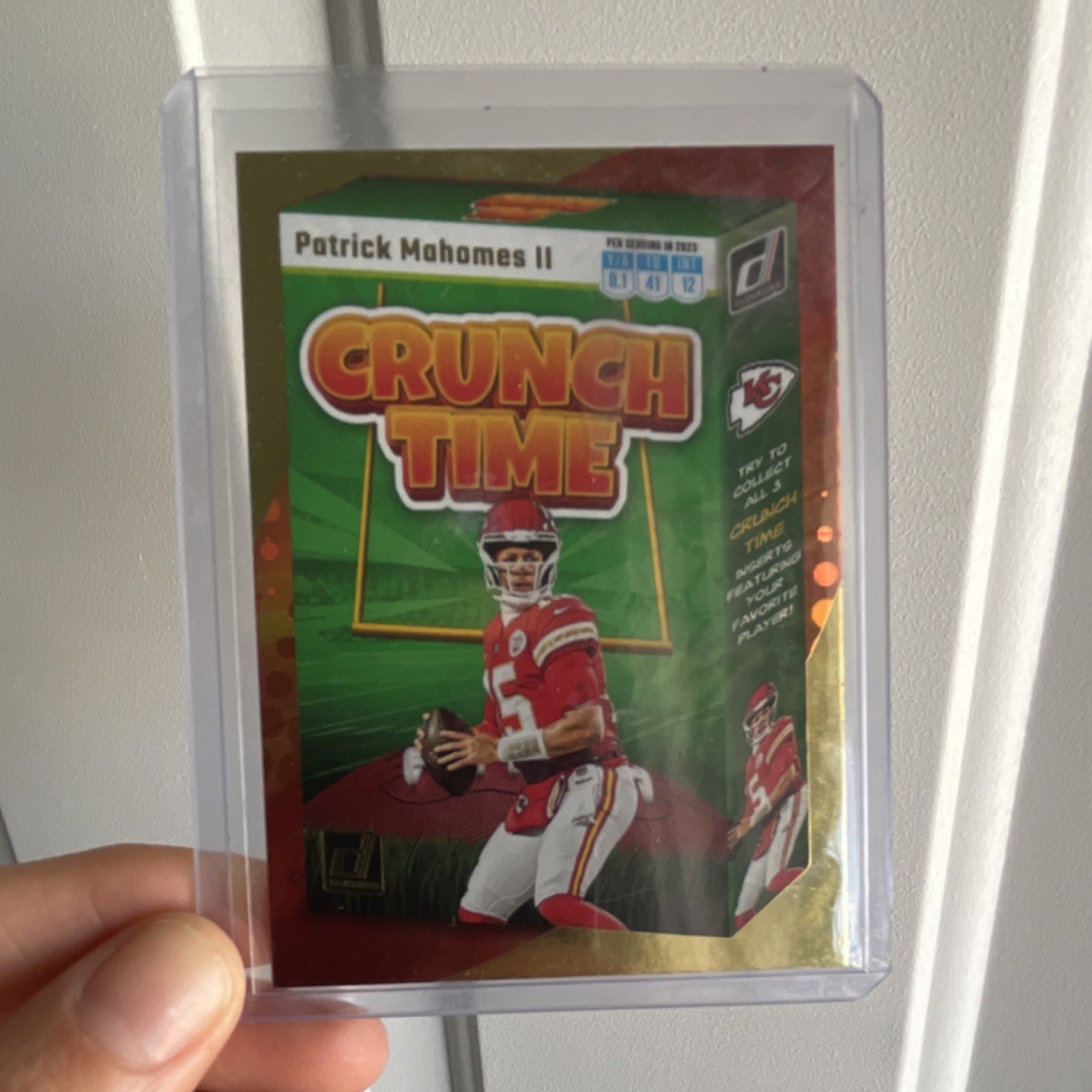 2023 Panini Donruss Crunch Time Patrick Mahomes II CT-1 Insert