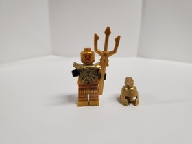 LEGO Atlantis Temple Statue Minifigure 7985 atl020 Poseidon Rare Retired